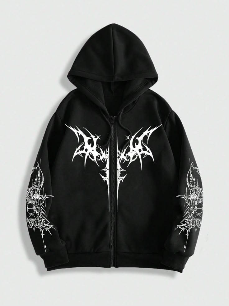Gothic Zip Hoodies (Style #3)